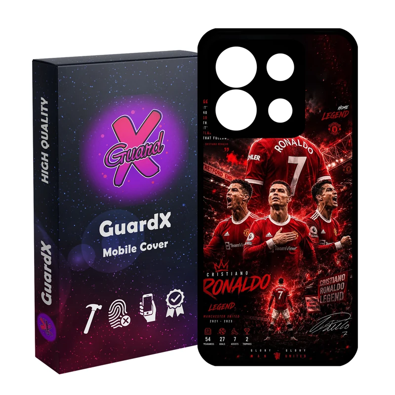 کاور گارد ایکس طرح Ronaldo مدل 11091 مناسب برای گوشی موبایل شیائومی Redmi Note 13 5G