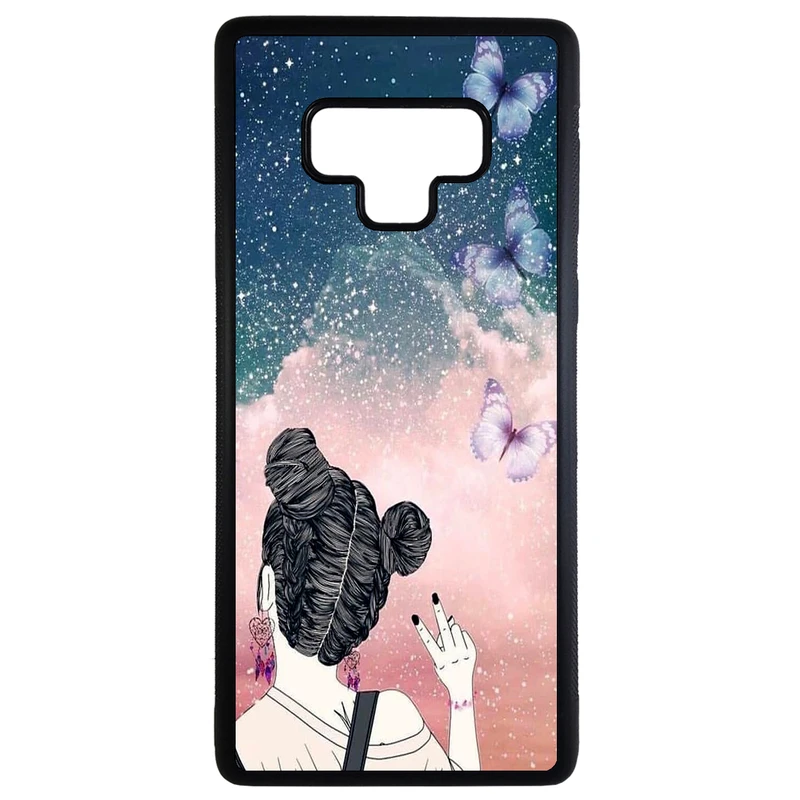 کاور طرح دخترانه کد 110422 مناسب برای گوشی موبایل سامسونگ galaxy note 9