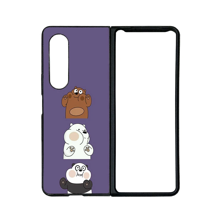 کاور قاب گارد هوم طرح سه خرس کله پوک مناسب برای گوشی موبایل سامسونگ galaxy z fold 3