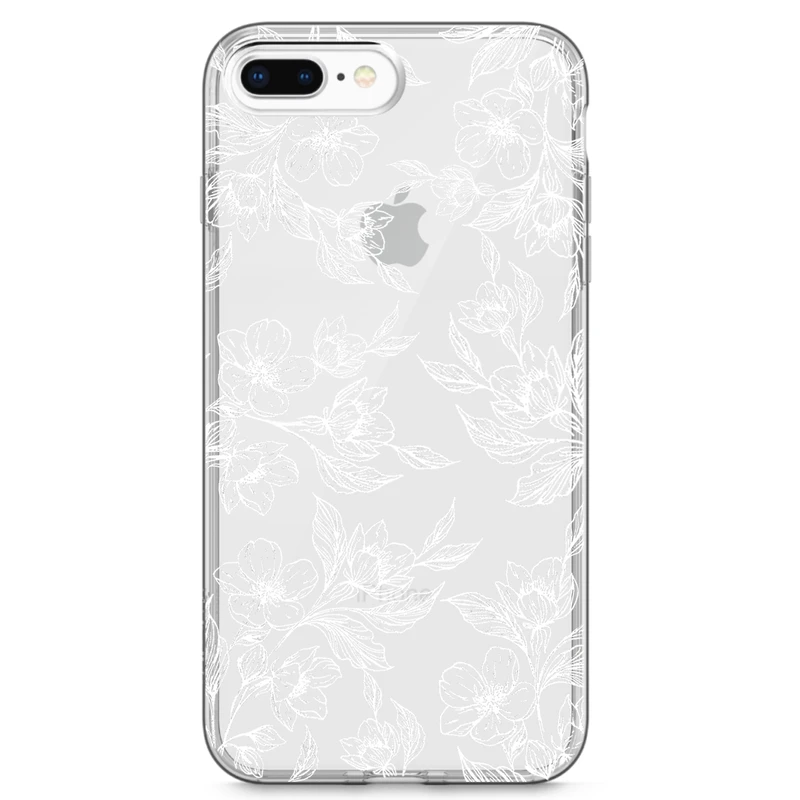 کاور مگافون طرح گل مدل C50-W مناسب برای گوشی موبایل اپل iPhone 7 Plus