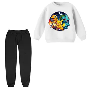 ست سویشرت آستین بلند و شلوار راحتی بچگانه مدل پوکی مون کد 1