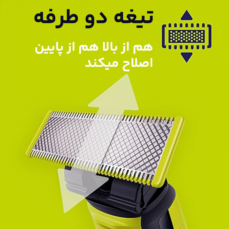تیغ و شبکه فیلیپس مدل One Blade بسته 2 عددی