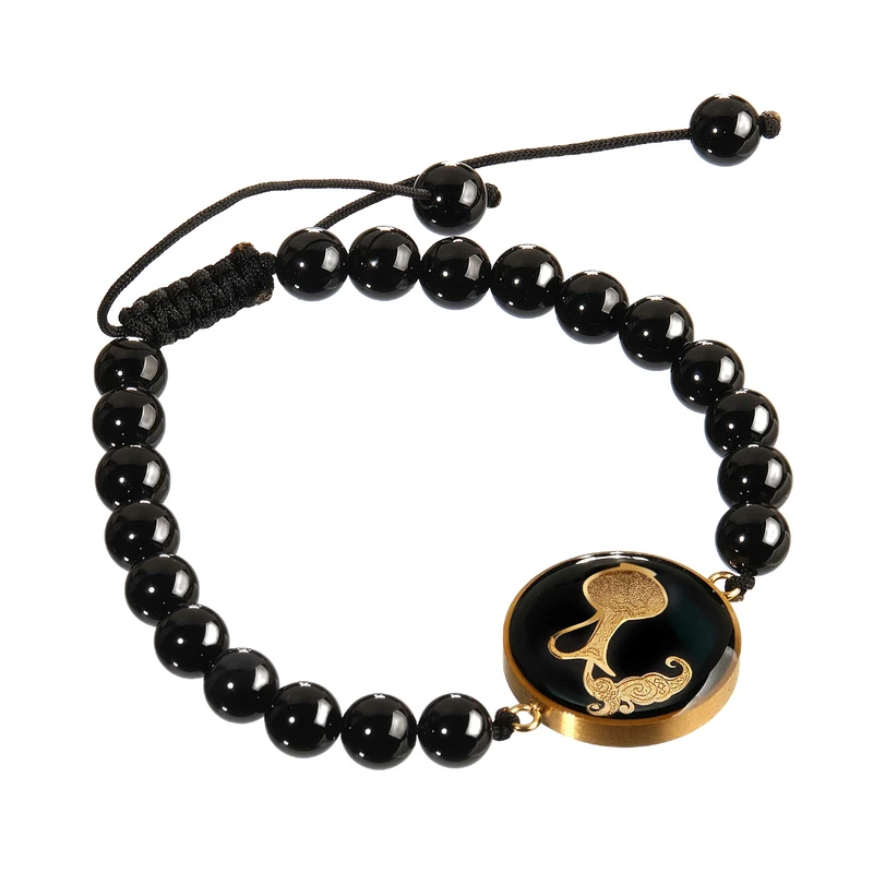 دستبند زنانه دانژه طرح ماه بهمن کد ZDNG04G6011