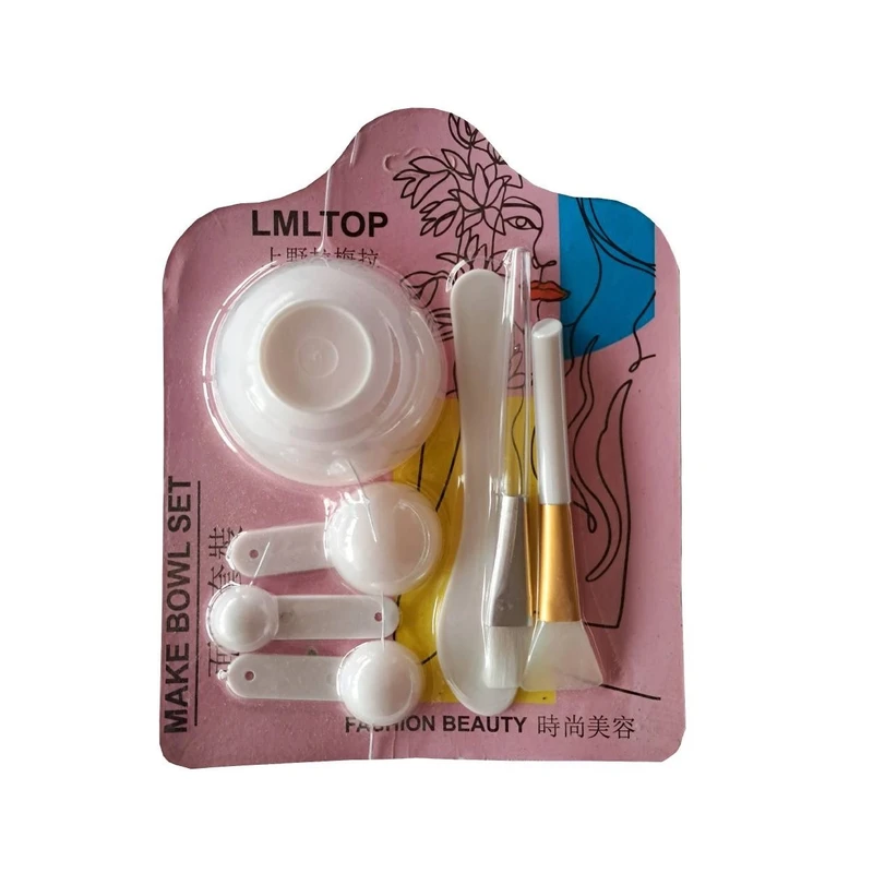 قلم ماسک صورت مدل 5in1 به همراه کاسه و کاردک و پیمانه بسته ۵ عددی