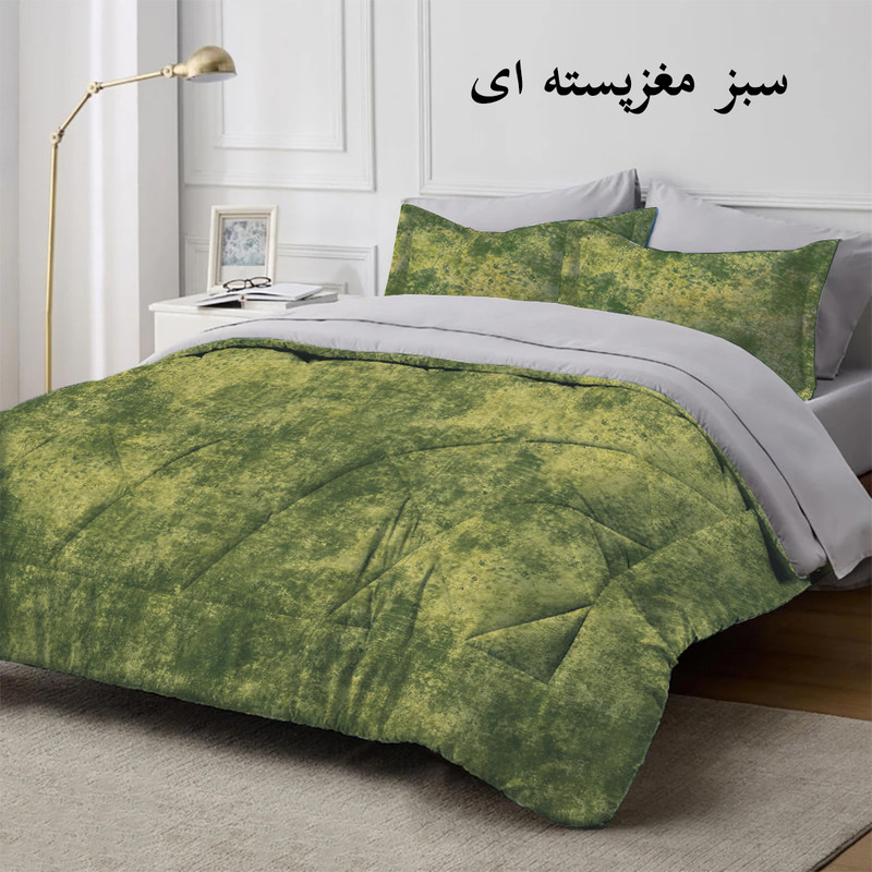 سرویس روتختی نوپه هوم مدل مخمل پتینه 1028  دو نفره 6 تکه