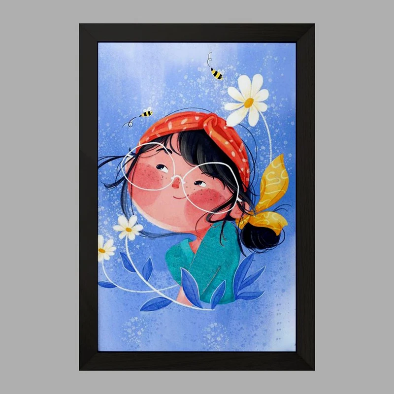 تابلو خندالو مدل دخترانه فانتزی کد 25749