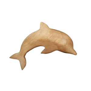 مجسمه چوبی مدل دلفین