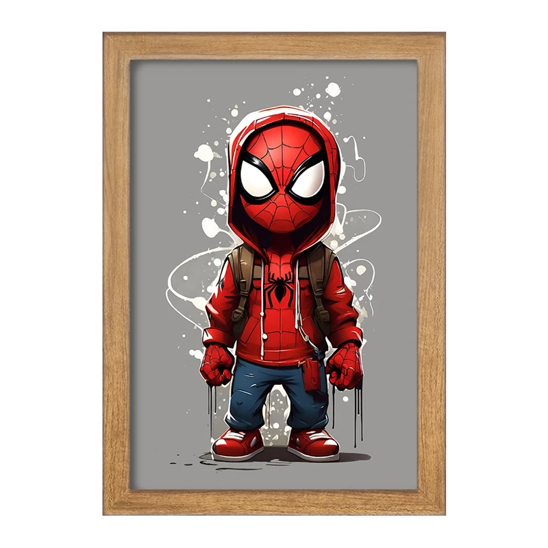 تابلو خندالو مدل مرد عنکبوتی (Spider Man) کد F6921