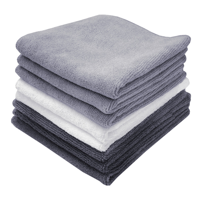 دستمال آشپزخانه ابراف مدل میکروفایبر AB3RAN406 بسته 6 عددی