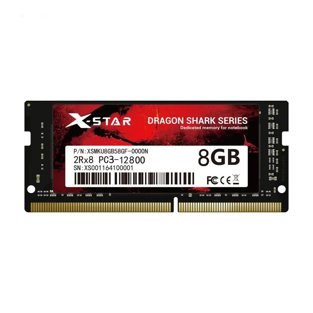 رم لپ تاپ DDR3L تک کاناله 1600 مگاهرتز cl22 ایکس استار مدل pc3L ظرفیت 8 گیگابایت