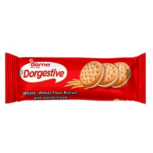 بیسکویت درجستیو کرم دار درنا 95 گرم بسته 24 عددی