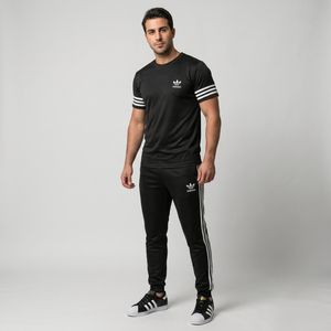 ست تی‌شرت و شلوار ورزشی مردانه مدل OM3KHADB