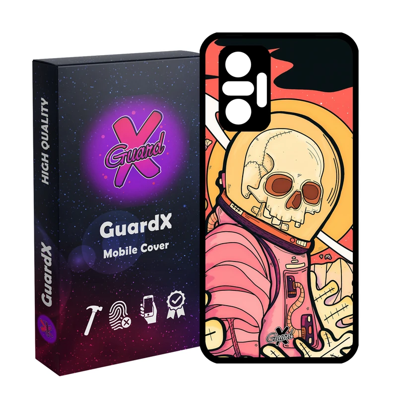 کاور گارد ایکس طرح اسکلت مدل Glass10503 مناسب برای گوشی موبایل شیائومی Redmi Note 10 Pro/Note 10 Pro Max