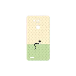 MAHOOT Minimal Internet Cat Icon Cover Sticker for Huawei Mate 7