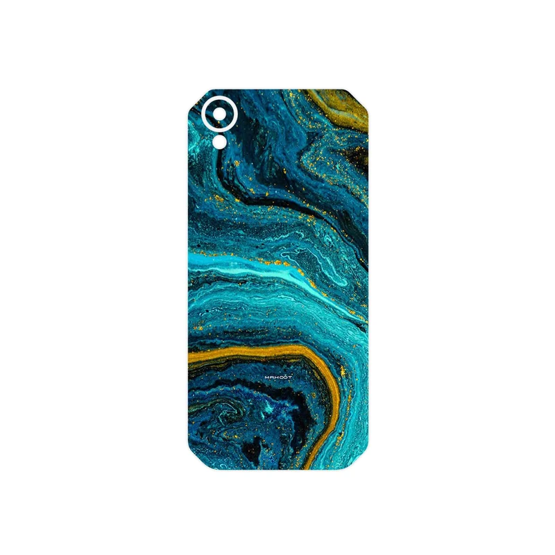 برچسب پوششی ماهوت مدل Turquoise marblewith golden streaks مناسب برای گوشی موبایل کاترپیلار S41