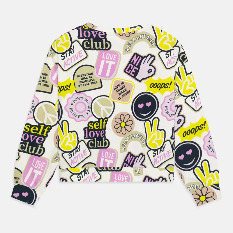 سویشرت دخترانه نیم ایت مدل pk-nm-001