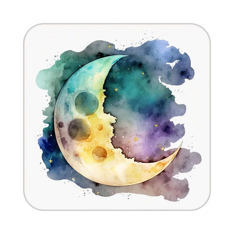 زیر لیوانی کاکتی طرح ماه و ستاره مدل mp53393