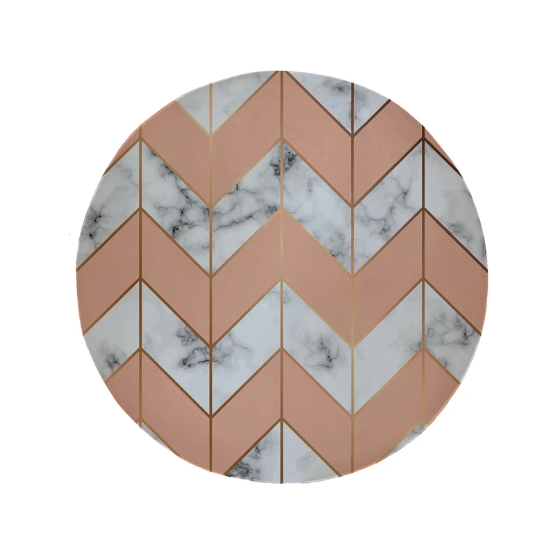 پادری مدل دایره طرح سنگ کد 8578 سایز 90 × 90 سانتی متر