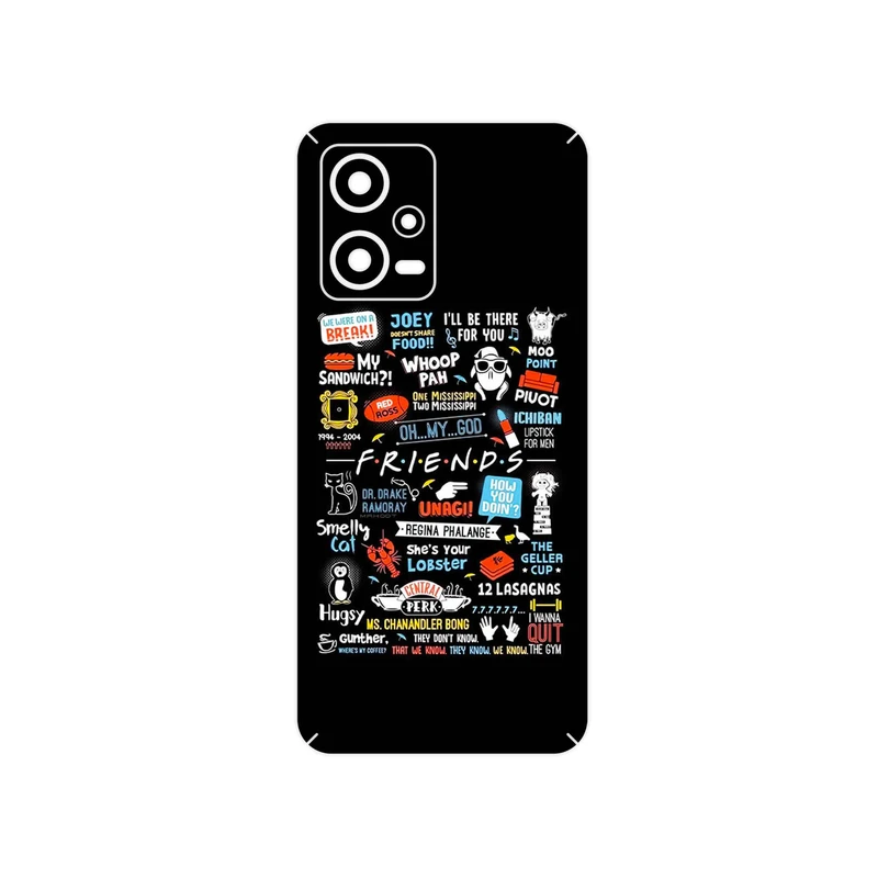 برچسب پوششی ماهوت مدل Friends 2 مناسب برای گوشی موبایل شیائومی Redmi Note 12 5G