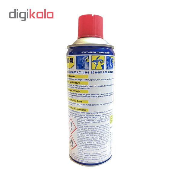 اسپری روان کننده WD40 کد 40 حجم 330 میلی لیتر