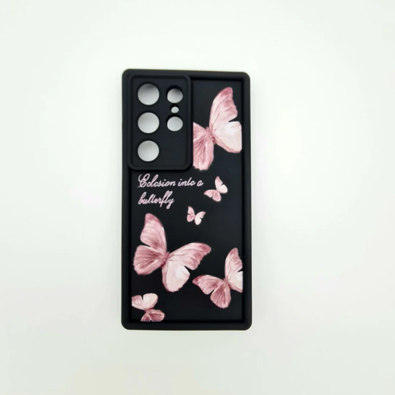 کاور مدل سولید پروانه رویایی کد lux12 مناسب برای گوشی موبایل سامسونگ Galaxy S24ultra