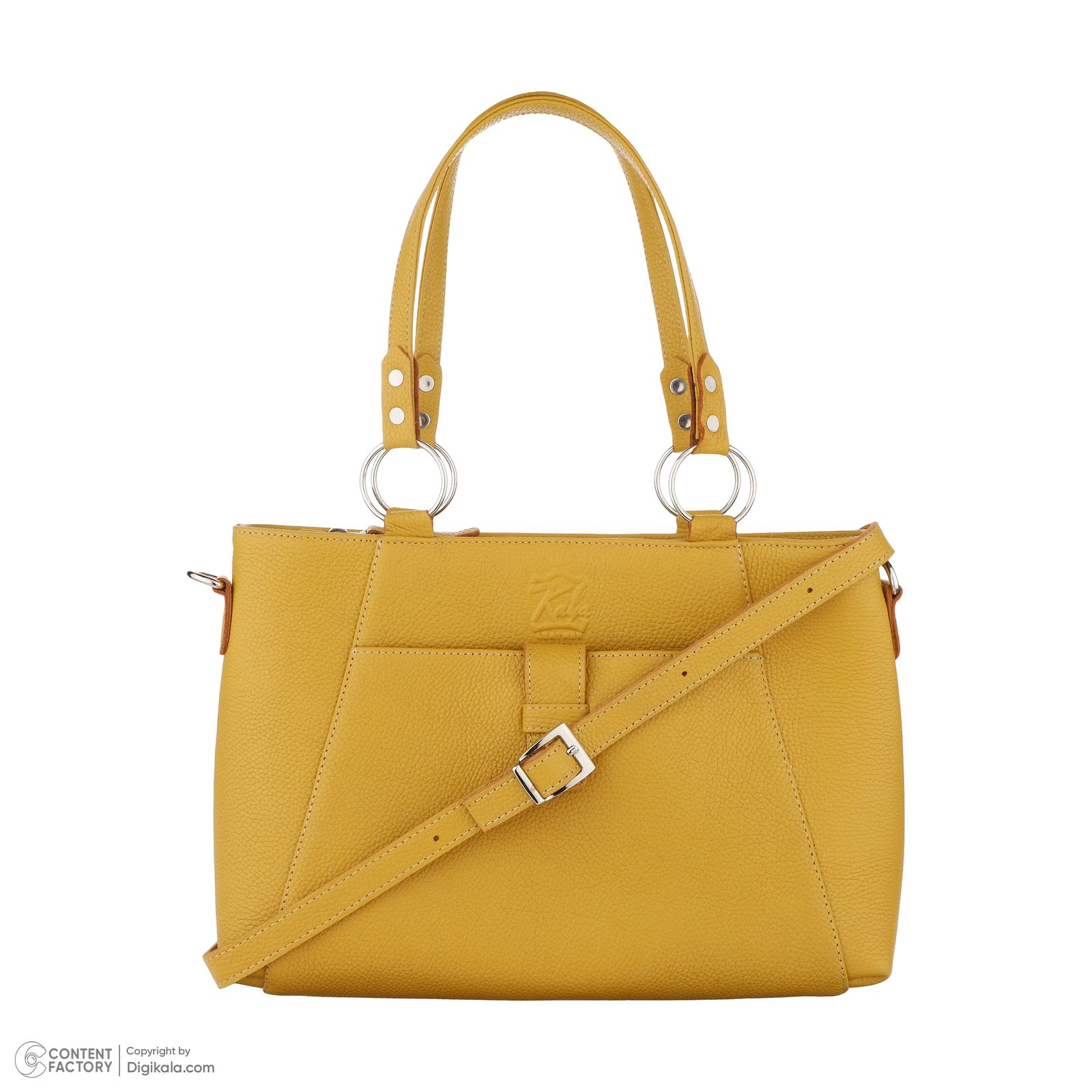 کیف دستی زنانه کایا چرم مدل K520-yellow -  - 2