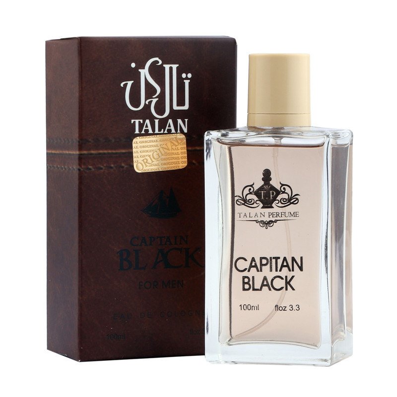 ادو پرفیوم مردانه تالان مدل کاپیتان بلک  حجم 100 میلی لیتر
