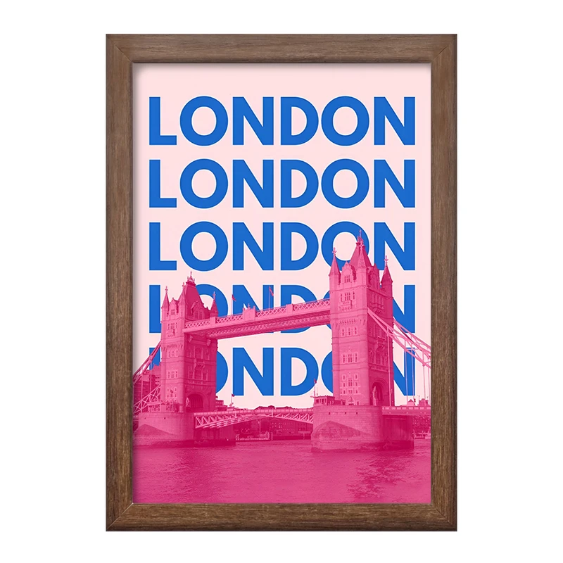 تابلو خندالو طرح لندن (London) کد F5956