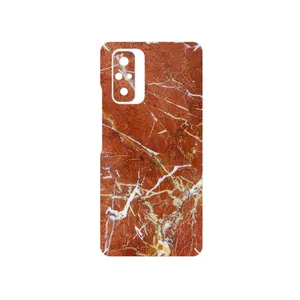 MAHOOT Red Marble Cover Sticker for Xiaomi Redmi Note 10 Pro Max