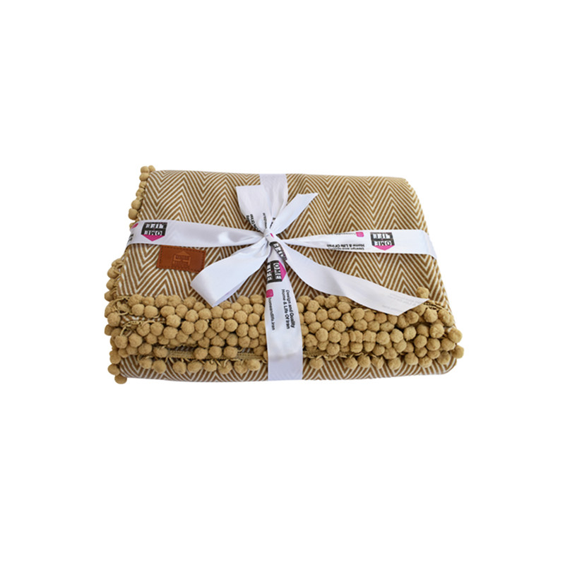 شال مبل هوم اند لایف مدل مژان سایز 150x180 سانتی متر