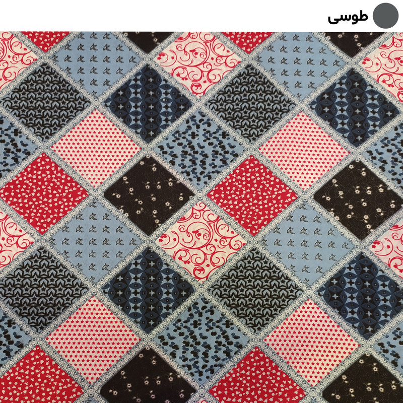 لحاف کرسی سندس مدل چهل تکه کد F971 سایز 300x300 سانتی متر لحاف کرسی سندس مدل چهل تکه کد F971 سایز 300x300 سانتی متر