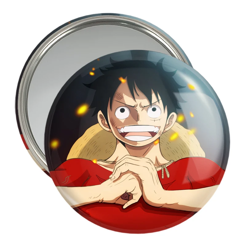 آینه جیبی خندالو مدل لوفی انیمه وان پیس One Piece  کد 17293