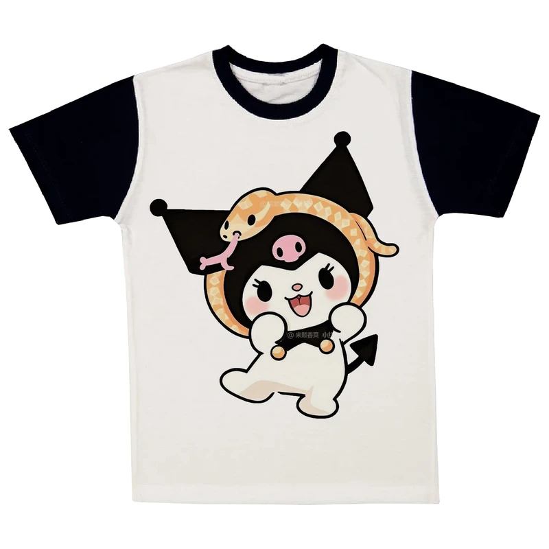 تی شرت آستین کوتاه دخترانه مدل عروسک کد A60