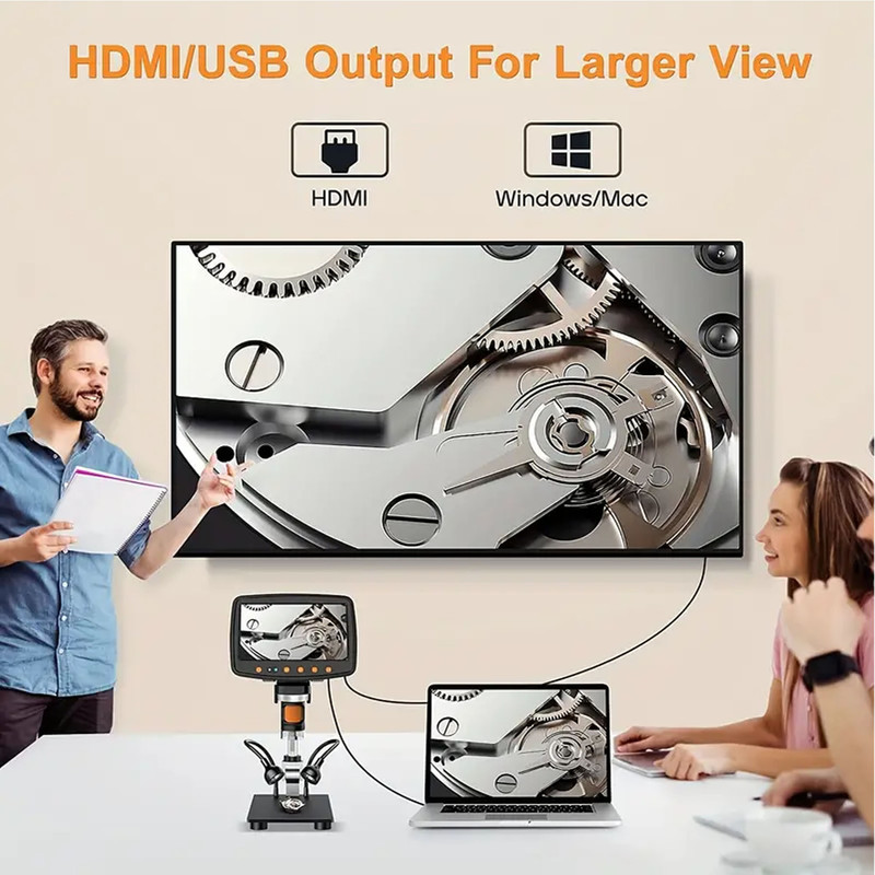 میکروسکوپ دیجیتال مدل Full HD-1080P به همراه ریموت کنترل