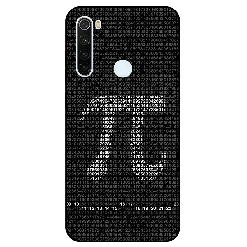 کاور مگافون طرح عدد پی مدل 7240 مناسب برای گوشی موبایل شیائومی Redmi Note 8