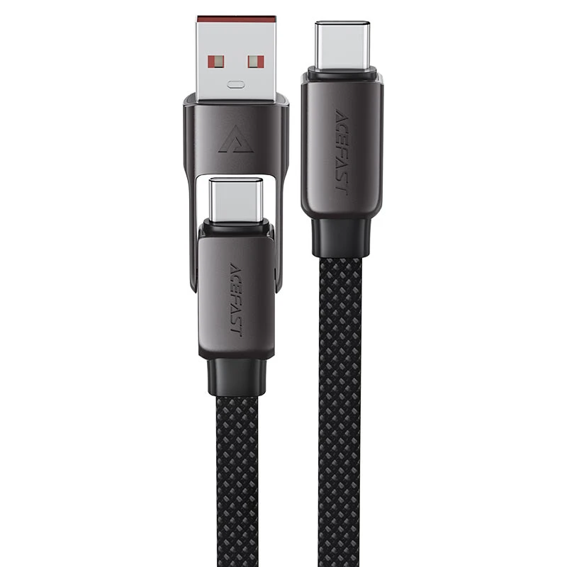 کابل تبدیل USB/USB-C به USB-C ایس فست مدل C13-05 طول 0.2 متر
