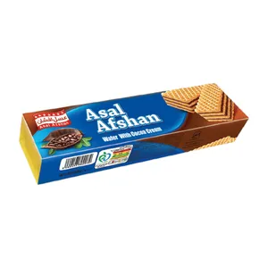 ویفر مانژ با طعم کاکائو عسل افشان - 50 گرم بسته 60 عددی