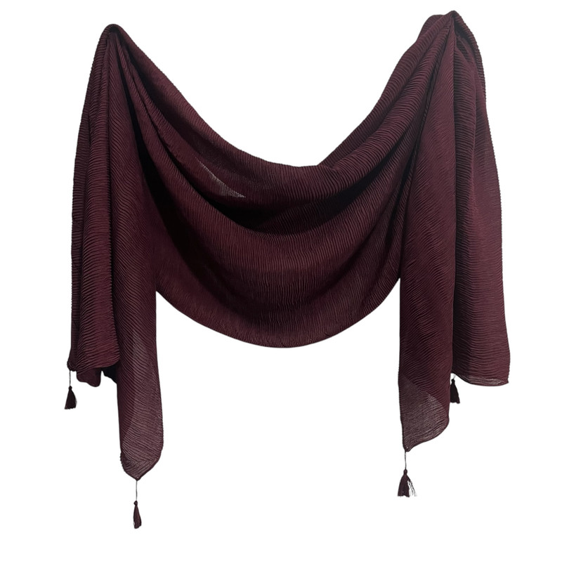 شال زنانه مدل پلیسه