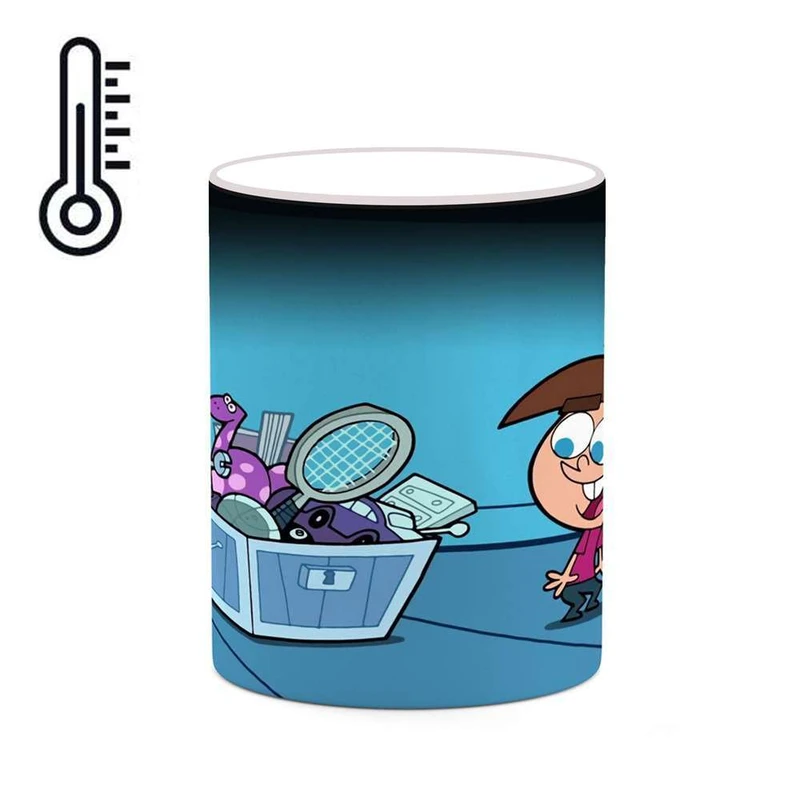 ماگ حرارتی کاکتی مدل کارتون The Fairly OddParents کد mgh23398
