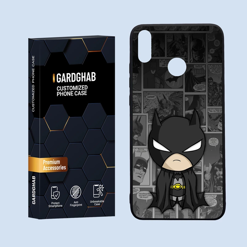 کاور گارد قاب مدل دورژله ای پشت گلس پسرانه مناسب برای گوشی موبایل آنر 8x