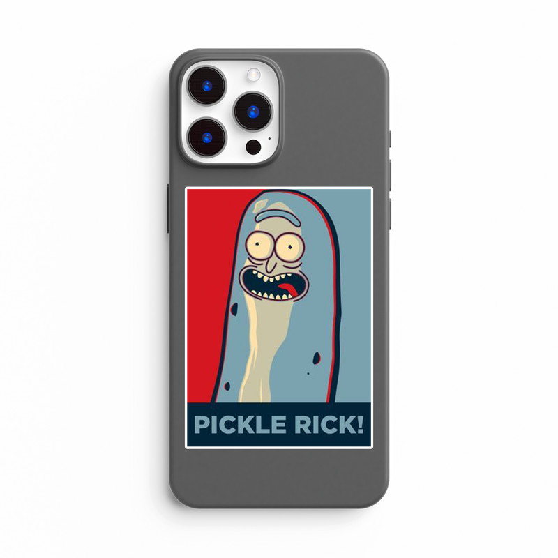 استیکر لپ تاپ و موبایل بووم طرح ریک و مورتی مدل Pickle Rick کد FR44