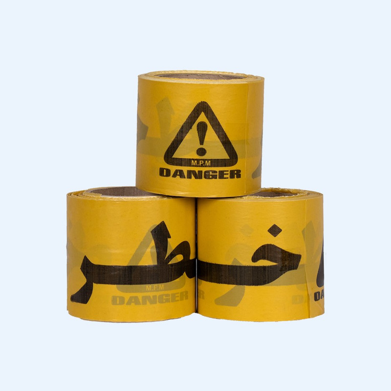 نوار خطر مدل 3s طول 60 متر مجموعه 3 عددی