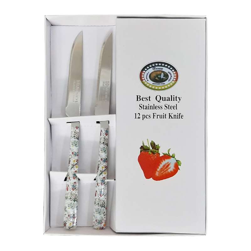 چاقو میوه خوری مونیخ کد M06 بسته 12 عددی
