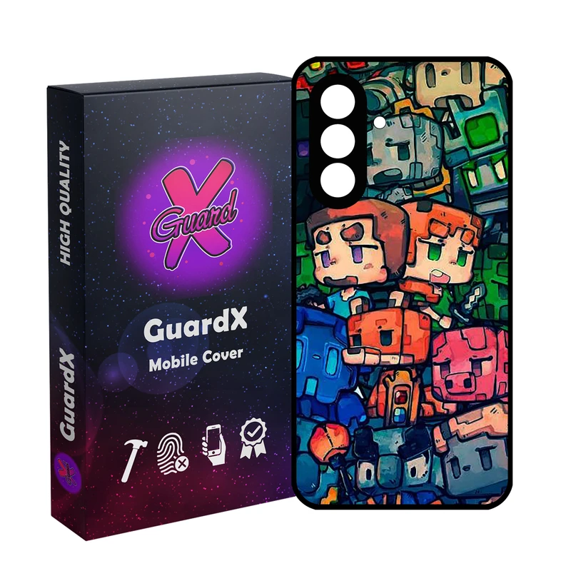 کاور گارد ایکس طرح Minecraft مدل 10886 مناسب برای گوشی موبایل سامسونگ Galaxy A36 / A36 5G
