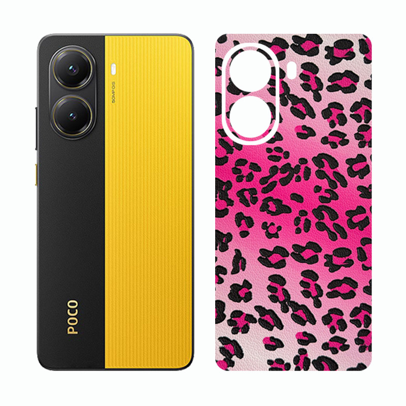 برچسب پوششی ریمکس مدل Cover طرح پلنگی مناسب برای گوشی موبایل شیائومی Poco X7 Pro