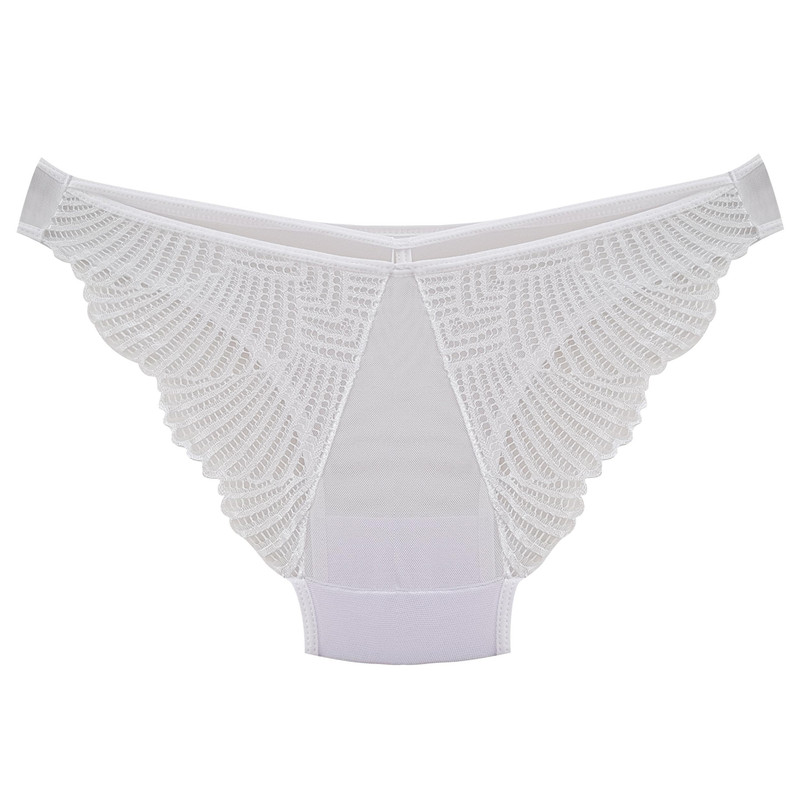 ست شورت و سوتین زنانه میسا مدل فنردار گیپوری کد 4735-6115 رنگ سفید