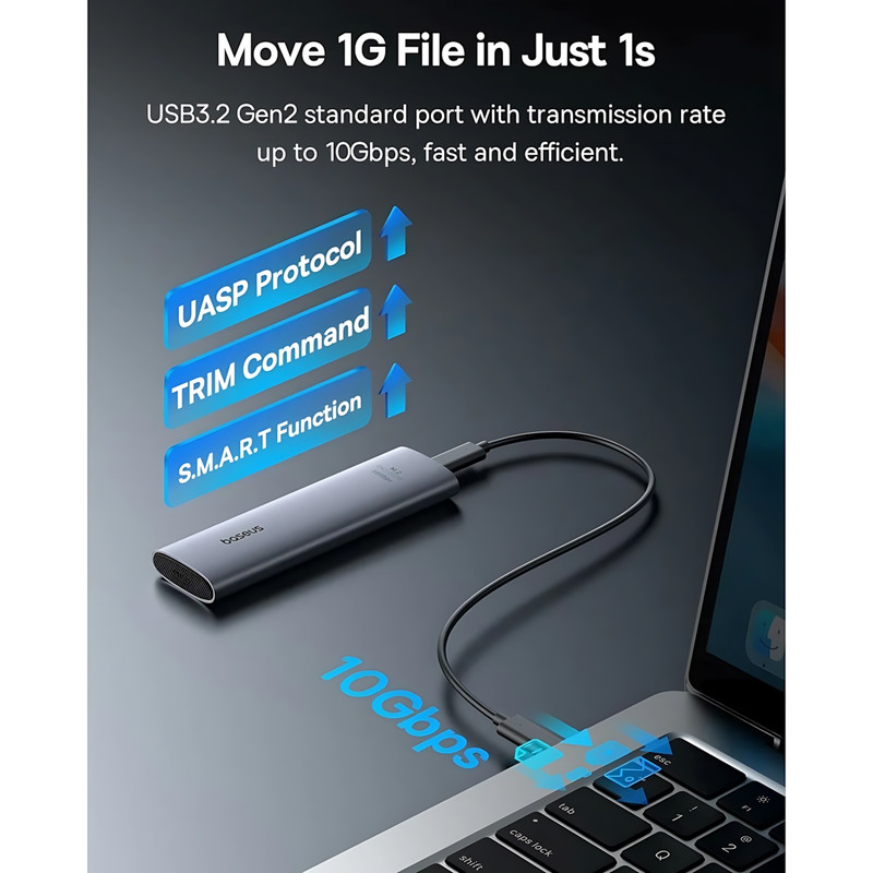 باکس هارد M.2/NVME بیسوس مدل B-FlyM2