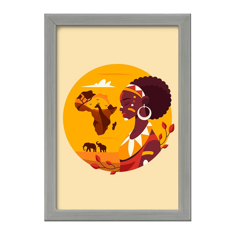 تابلو خندالو طرح آفریقا Africa کد 29827