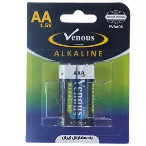 باتری قلمی ونوس مدل Alkaline01 بسته 2 عددی