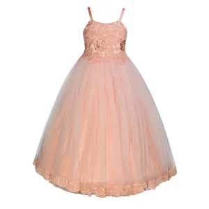 پیراهن دخترانه مدل عروس فنردار 001